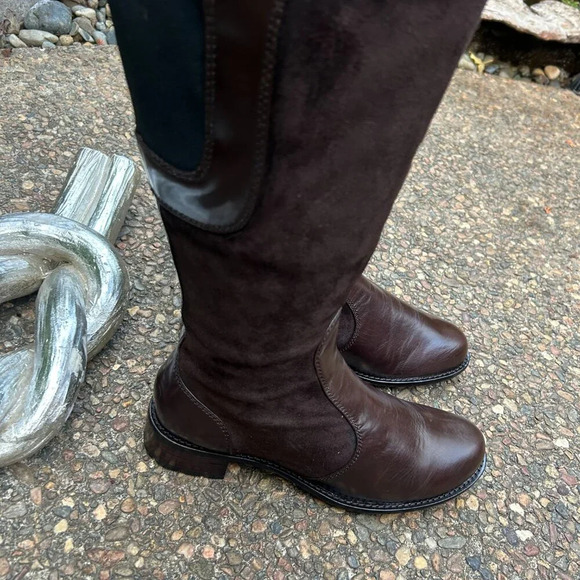 Taryn Rose Radiant Chocolate Brown Suede Calf Boots Size 8.5 NIB - Picture 13 of 15